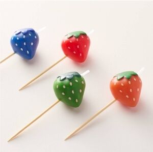 Kate Spade x Target - Fruit Strawberry Celebration Cake Candles New